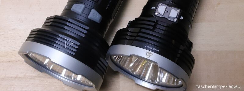 Fenix TK75: Vergleich Version 2015 mit 2018