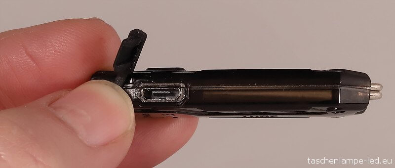 Nitecore Tube USB Anschluß